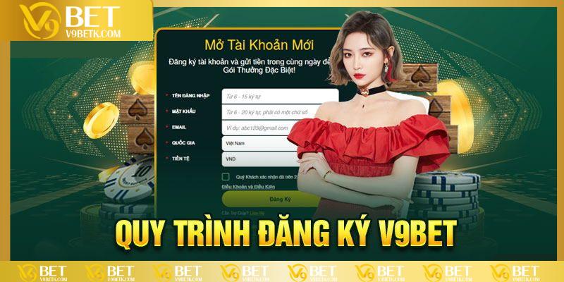 Hướng dẫn cụ thể cách thức mở tài khoản V9bet